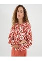 Blusa Para Mujer Manga Larga Color Naranja Marca Ostu #40121174 de Ostu