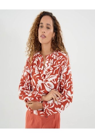 Blusa Para Mujer Manga Larga Color Naranja Marca Ostu #40121174 Ostu