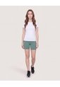 Camiseta Slim Básica Cuello Redondo  Para Mujer Blanco Ostu de Ostu