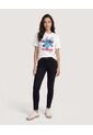Camiseta Stitch Attack  Para Mujer Crema Ostu de Ostu