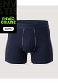 Boxer Medio Con Costuras A Contraste  Para Hombre Azul Ostu de Ostu