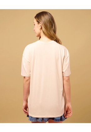 Camiseta Jessie Sheriff In Town  Para Mujer Beige Ostu
