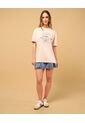 Camiseta Jessie Sheriff In Town  Para Mujer Beige Ostu de Ostu