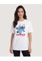Camiseta Stitch Attack  Para Mujer Crema Ostu de Ostu