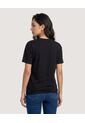 Camiseta Alice Vintage  Para Mujer Negro Ostu de Ostu
