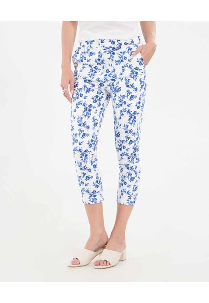 Pantalón Para Mujer Capri Color Crudo Marca Ostu #40070814