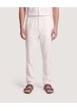 Pantalón En Efecto Rústico  Para Hombre Marfil Ostu de Ostu