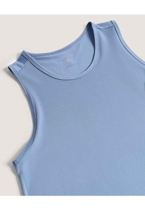 Camiseta  Para Mujer Manga Sisa Cuello Redondo Color Azul Marca Ostu #40092795