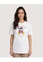 Camiseta Mickey Minnie Magic  Para Mujer Crema Ostu de Ostu