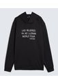 Buzo Para Mujer Hoodie Color Negro Marca Ostu #40060489 de Ostu