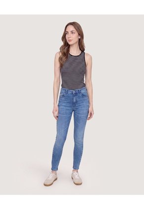 Tank Top Cuello Redondo Para Mujer Negro Ostu