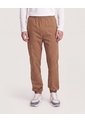 Jogger Plano Texturizado  Para Hombre Café Ostu de Ostu