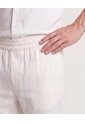 Pantalón En Efecto Rústico  Para Hombre Marfil Ostu de Ostu