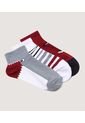 Medias Infantil Niño Tobillera Color Rojo Marca Ostu #80980158 de Ostu