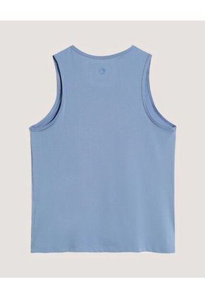 Camiseta  Para Mujer Manga Sisa Cuello Redondo Color Azul Marca Ostu #40092795