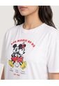 Camiseta Mickey Minnie Magic  Para Mujer Crema Ostu de Ostu