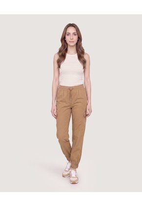 Tank Top Cuello Redondo  Para Mujer Blanco Ostu