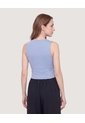Chaleco Punto Modern  Para Mujer Gris Ostu de Ostu