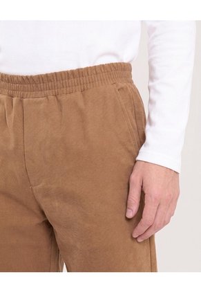 Jogger Plano Texturizado  Para Hombre Café Ostu