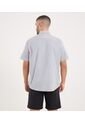 Camisa Para Hombre Manga Corta Con Bolsillo Cuello Casual M Color Azul Marca Ostu #60010853 de Ostu
