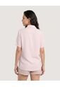 Camisa Manga Corta  Para Mujer Lila Ostu de Ostu