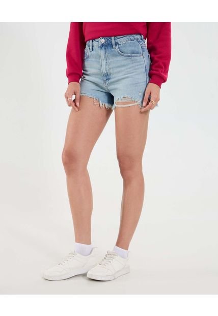 Short Para Mujer Mom Color Azul Marca Ostu #40190345