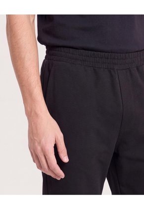 Jogger Plano Texturizado Para Hombre Negro Ostu