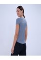 Camiseta Deportiva Jaspeada  Para Mujer Negro Ostu de Ostu