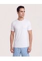 Camiseta Fitted Básica  Para Hombre Blanco Ostu de Ostu