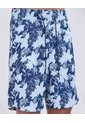 Pantaloneta De Baño Estampada  Para Hombre Azul Ostu de Ostu