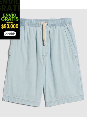 Bermuda Para Hombre  Color Azul Claro Marca Ostu #60100400 Ostu