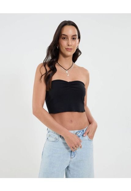 Top Para Mujer  Color Negro Marca Ostu #40220424