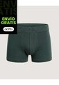 Bóxer Corto Básico  Para Hombre Verde Ostu de Ostu