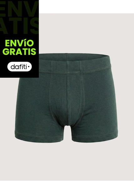 Bóxer Corto Básico  Para Hombre Verde Ostu