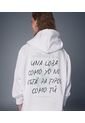 Buzo Para Mujer Hoodie Color Blanco Marca Ostu #40060490 de Ostu