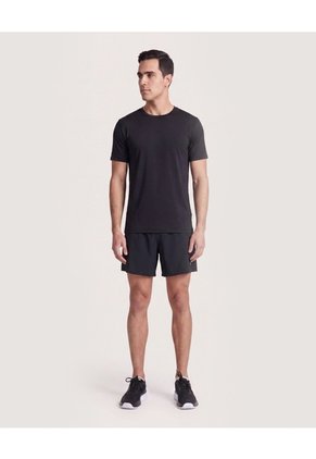 Camiseta Active Dry  Para Hombre Negro Ostu