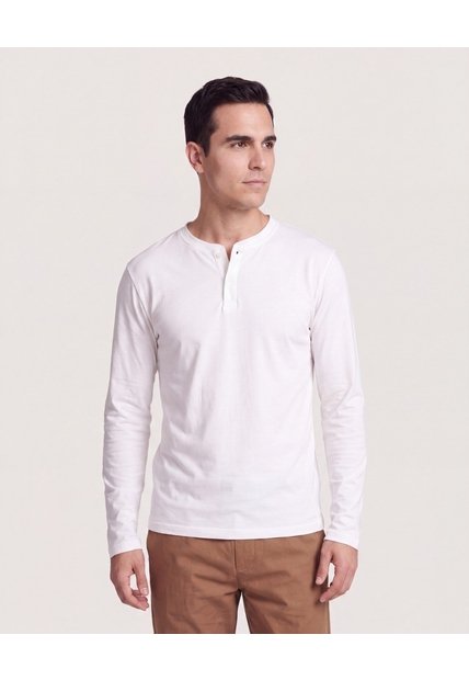 Pantalón En Efecto Rústico  Para Hombre Crema Ostu