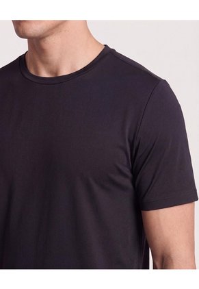 Camiseta Active Dry  Para Hombre Negro Ostu