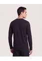 Pantalón En Efecto Rústico  Para Hombre Negro Ostu de Ostu