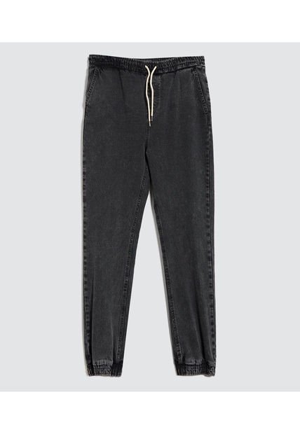 Jean Para Hombre Jogger Color Negro Marca Ostu #60160340