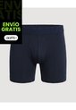 Boxer Medio Básico  Para Hombre Azul Ostu de Ostu