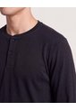 Pantalón En Efecto Rústico  Para Hombre Negro Ostu de Ostu