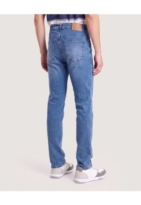 Jeans Regular Para Hombre Azul Ostu