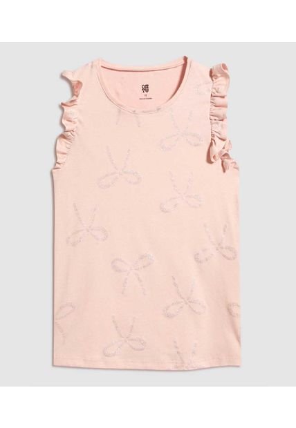 Camiseta Para Niña Manga Sisa Color Rosa Marca Ostu #90090249