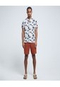 Bermuda Tipo Chino  Para Hombre Naranja Ostu de Ostu
