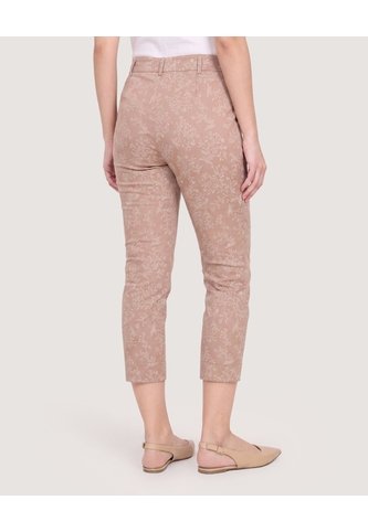 Pantalón Basico Capri  Para Mujer Café Ostu Ostu