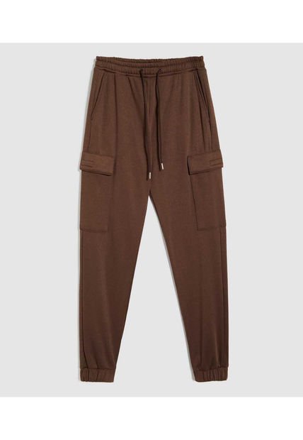 Pantalon Para Hombre Jogger Color Camel Marca Ostu #60070412