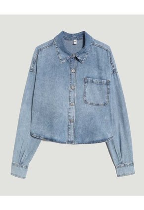 Camisa Para Mujer Manga Larga Color Azul Marca Ostu #40018224