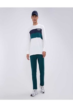 Camiseta Para Hombre Manga Larga Color Crema Marca Ostu #60091400