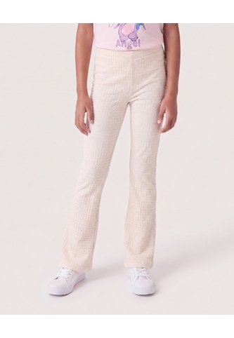 Pantalón Flare Texturizado  Infantil Niña Arena Ostu Ostu